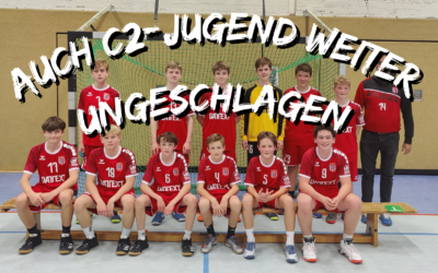 Auch C2-Jugend weiter ungeschlagen! 🔥