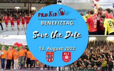 Save The Date ❗❗❗: Am Samstag, den 13.08. findet unser Benefiztag statt, bei dem wir für den Verein Pro Kid e.V. sammeln! 🥳