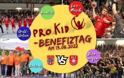 💥💥💥 Noch genau ein Monat bis zum Benefiztag für Pro Kid am 13.08.2022! 💥💥💥