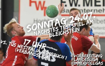 Das nächste Testspiel unserer Ersten findet bereits am Sonntag statt!