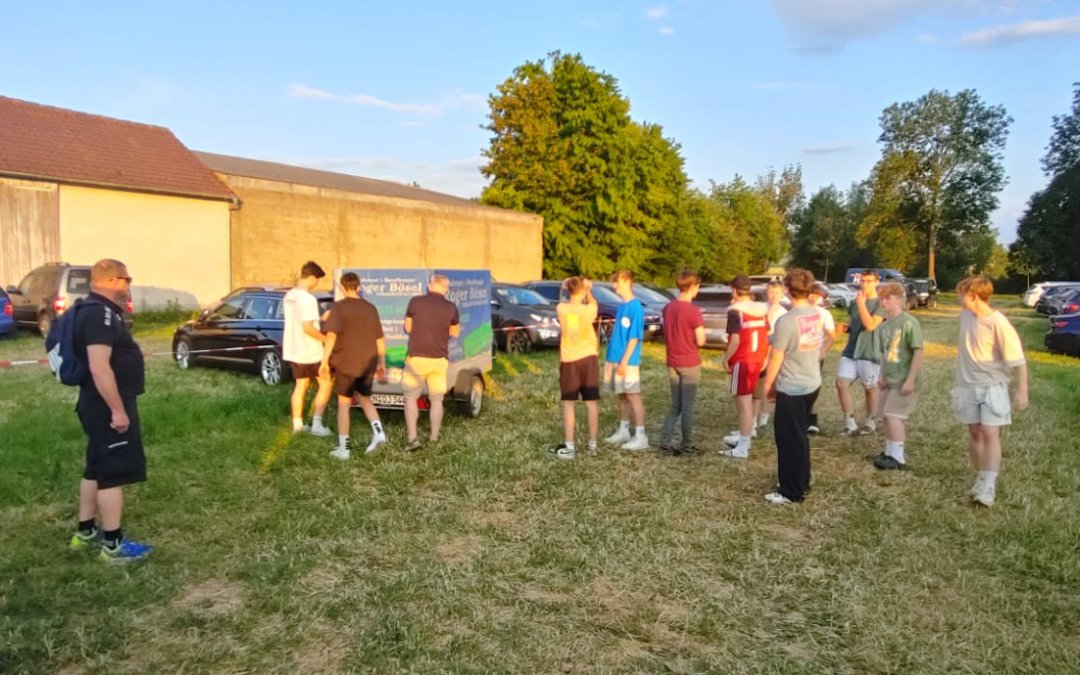 B-Jugend beim Beach- und Rasenturnier in Bayern