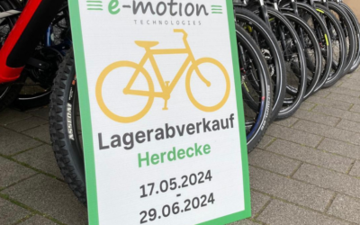 Unser Partner e-motion hat Lagerabverkauf!