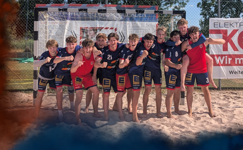 Drei Jahre in Folge dabei – unsere A-Jugend war wieder auf dem Beach & Rasenturnier in Bayern! ️