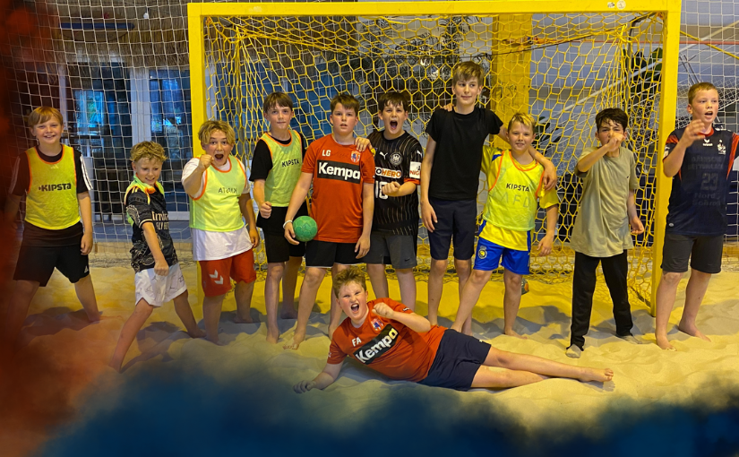 Auch die D-Jugend war im Sand aktiv!