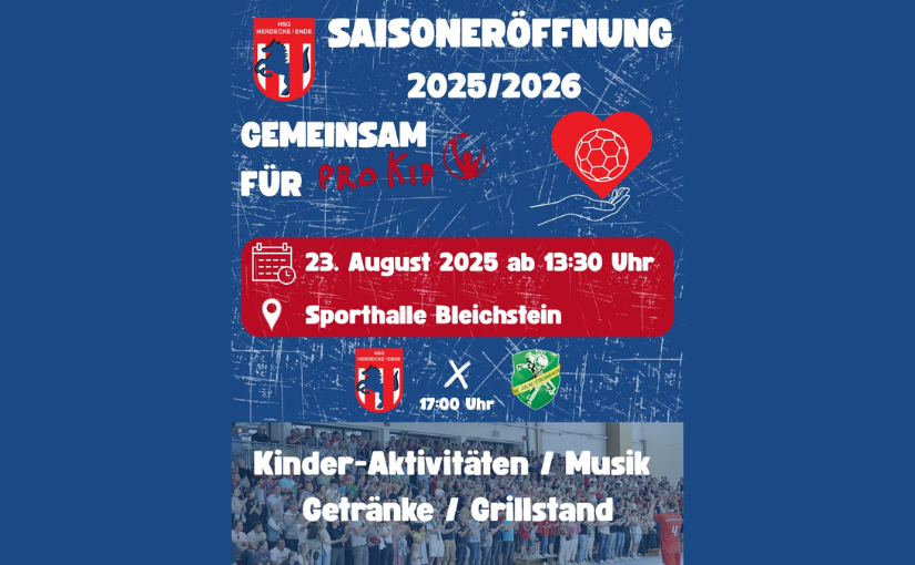 Saisoneröffnung am 23. August!