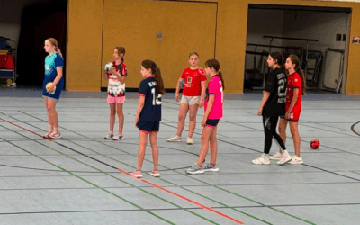Intensives Sondertraining der weiblichen D-Jugend